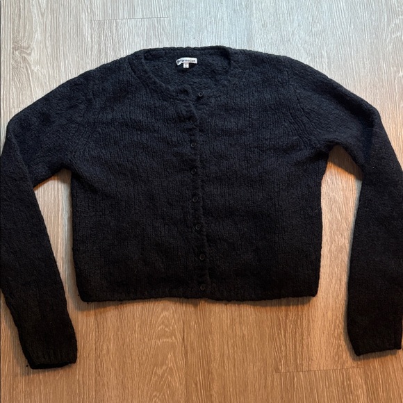 Reformation Sweaters - REFORMATION Charcoal Knit Sweater